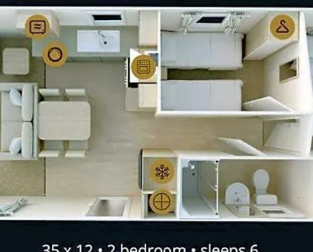 Beauview Brand New For 2023 Wi-fi And Smart Tv Kompleks wypoczynkowy *
