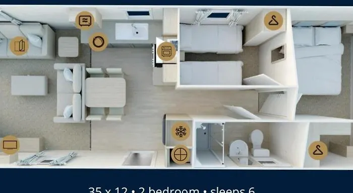 Beauview Brand New For 2023 Wi-fi And Smart Tv Semesterpark